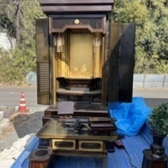  仏壇　創価学会　電動開閉式の画像