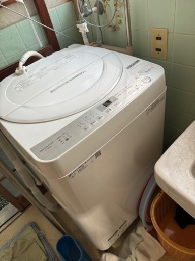 洗濯機　【SHARP ES-GE6B 】6kg