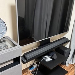 55インチ液晶テレビ、WALLテレビ台