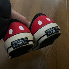ミッキー　コンバース23.5　レディース　スニーカーの画像