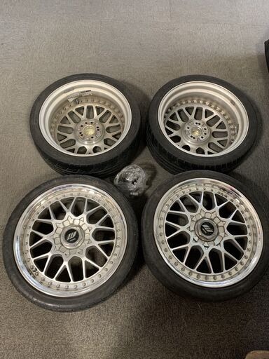 ■YOKOHAMA タイヤ 4本セット 205/40ZR17 17インチ ホイール ナット付き