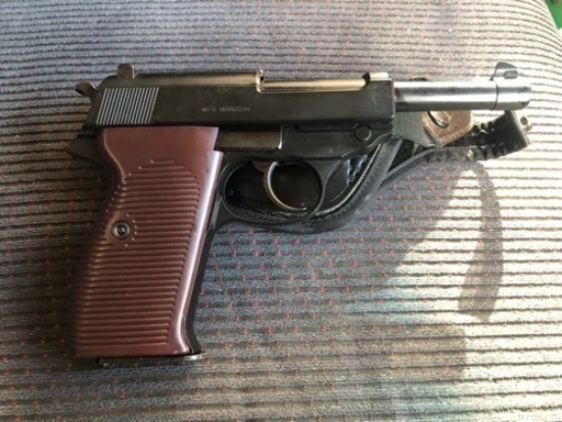 マルシン　ワルサー P38 MAXI 固定ガスガン［希少］ハイパワー！ホルスター付き！