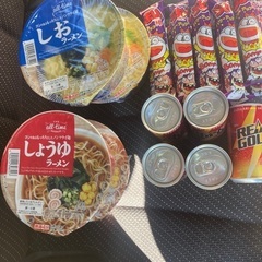 カップ麺7個、ジュース5本など無料！！