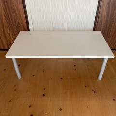 テーブル　机　ホワイト　ニトリ　ホワイト　インテリア　家具の画像