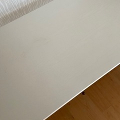 テーブル　机　ホワイト　ニトリ　ホワイト　インテリア　家具の画像