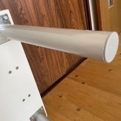 テーブル　机　ホワイト　ニトリ　ホワイト　インテリア　家具の画像