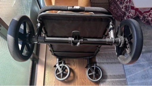 ペットカート 大型犬 洗える 取り外し可能 ペットバギー フルオープン 4輪 キャリー