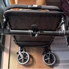 ペットカート 大型犬 洗える 取り外し可能 ペットバギー フルオープン 4輪 キャリーの画像