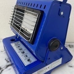 【現状品】2way ポータブルカセットコンロストーブ アウトドア 防災 キャンプ ガスストーブコンロ ガスヒーター 季節家電の画像