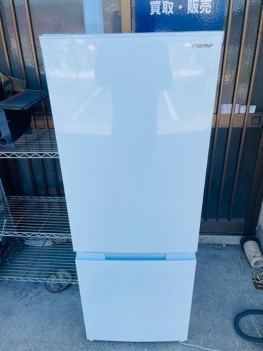 中古美品】SHARP 2022年製２ドア179L冷蔵庫　説明書付き