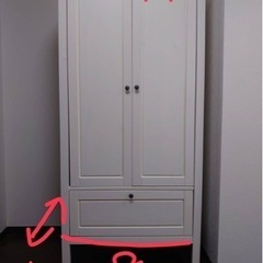【2/18限定 値下げ！】IKEA クローゼットの画像