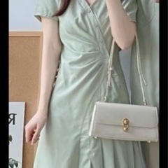 緑ワンピース👗