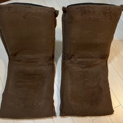 
ブラウン座椅子　2個セット