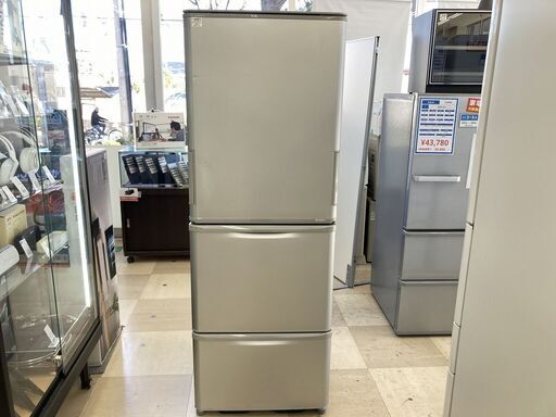 3ドア冷蔵庫　SHARP SJ-W354H-S　2021年製　350L