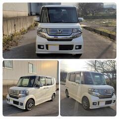 【値下げしました】N-BOX カスタムGターボ‼️車検有り‼️クルコン付き‼️ナビ‼️63000㌔の画像