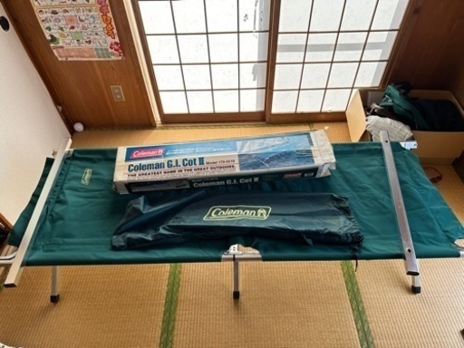 Coleman アウトドア用　ベット(椅子としても)値引きしました！