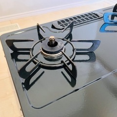 ガスコンロ　2口　都市ガス【Rinnai KSR670BK】の画像