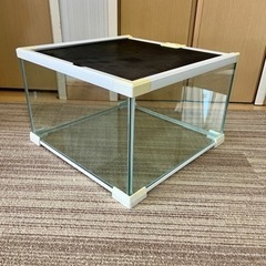 SANKO グラスゾーン 30-WH ホワイト 爬虫類用ガラスケージの画像
