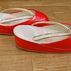 防寒草履 Lサイズ ピンク系 ぞうり 成人式 卒業式 入学式 和装小物 和服  冬草履 レディース 札幌市 清田区 平岡の画像