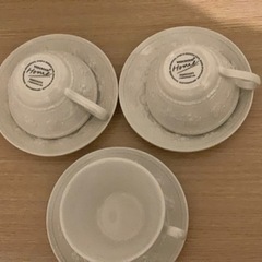 決まりました‼︎ウェッジウッド　カップ&ソーサー　3客