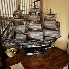 帆船の飾り物