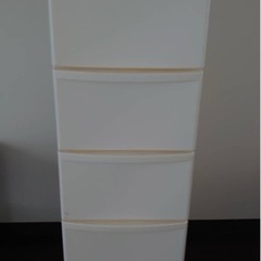 【他品購入者限定¥0】5段ホワイトチェスト