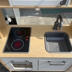 【リサイクルサービス八光】幅72㎝　IKEA　DUKTIG ドゥクティグ　おままごとキッチンの画像