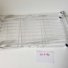 ダイソー　ジョイントラック　棚板　2枚　20*40　白