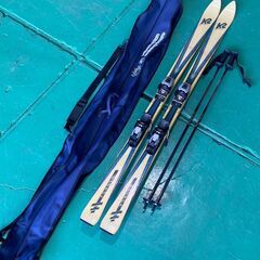 大阪⭐️エコマックス♻️「S257」K2 スキー板170cm ＋ KIZKI ストック