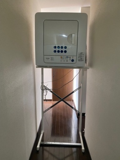 東芝 乾燥機(ED-60C) 2018年製 6kg スタンドセット