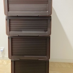【受け渡し決定済み】収納ボックス　フタ付き　