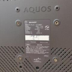 ジャンク　中古　SHARP　AQUOS　LC-26E7　26インチ　テレビの画像
