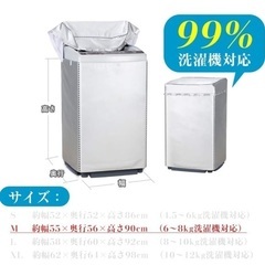 差し上げます！新品未使用品未開封 洗濯機カバー＆防振ゴム4枚入り