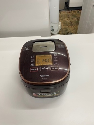 配送可能　保証付き　Panasonic/パナソニック　SR-HX10ES　IHジャー炊飯器　5.5合炊き　大火力おどり炊き　ダイヤモンド銅釜