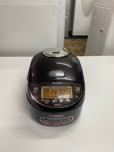 配送可能　保証付き　象印 ZOJIRUSHI NP-ZS10 [圧力IH炊飯ジャー 極め炊き 黒まる厚釜 5.5合炊き ダークブラウン]