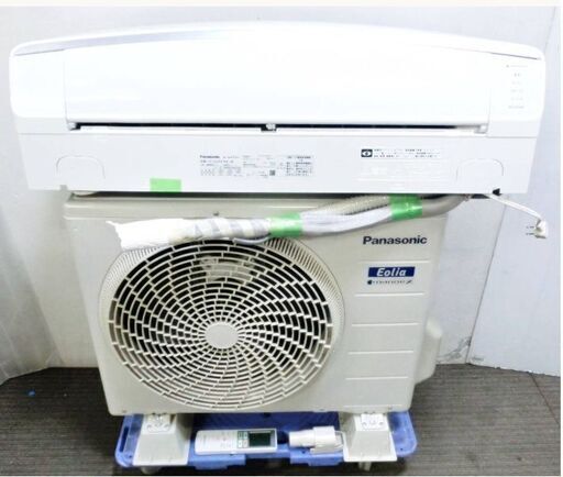 3ヵ月保証】Panasonic　ルームエアコン　CS-22HEXK-W　主に6畳用　2.2kw　エオリア　ナノイーX　2018年製　パナソニック