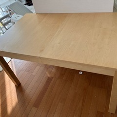 IKEA ビュースタ 伸長式 テーブルの中古が安い！激安で譲ります