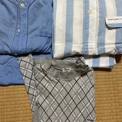 お話し中前開き紳士用パジャマ　中古
