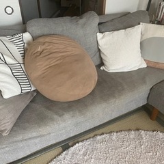 unicoソファ　3人掛け　オッドマンつきの画像