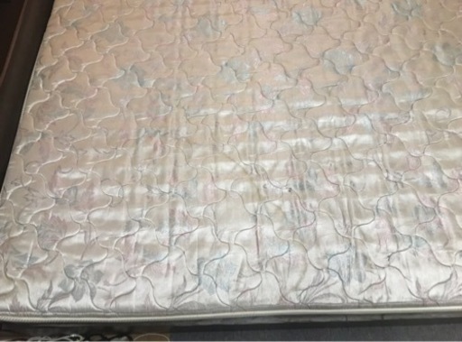 フランスベッド社製　ベッド　フレーム　マットレス　ダブル　サイズ　組立取説付き