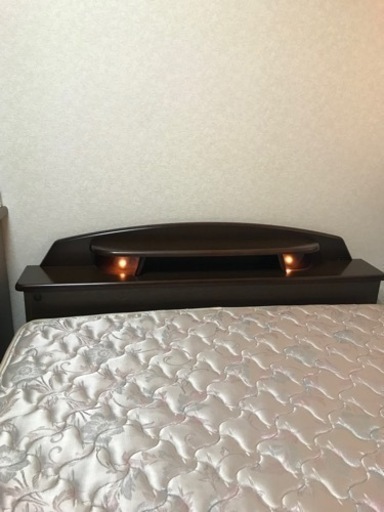 フランスベッド社製　ベッド　フレーム　マットレス　ダブル　サイズ　組立取説付き