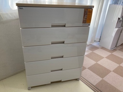 タンス　5段収納(未使用に近い)