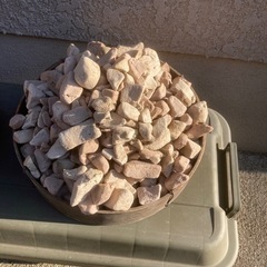お話中　　防犯じゃり　軽石