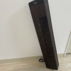 タワー型 扇風機 ブラウンの画像