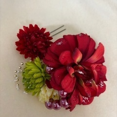 髪飾り　花　和装　0円