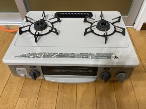 リンナイ　Rinnai ガステーブ NTM56BELピュアライトグレー  LPガス