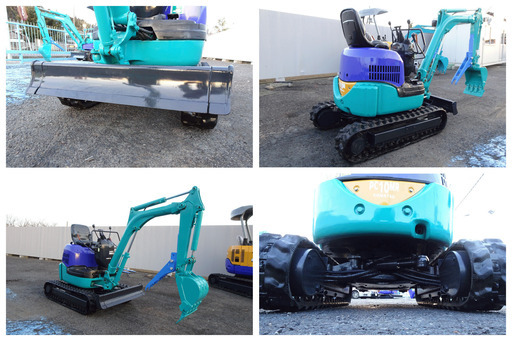 コマツ～KOMATSU:PC15MR-1中古油圧ショベル:ミニユンボ◆建設機械◆1.0ｔ 整備済み/ガチャック仕様◆走行2速◆可変脚◆科返却◆倍速