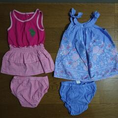【6-12ヶ月/80】夏服セット、浴衣ロンパースの画像