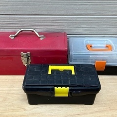 工具箱　三個セット　道具付き