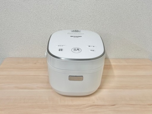 激安‼️ シャープ 炊飯器 3合 マイコン パン調理機能KS-CF05B-W